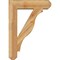 Ekena Millwork Funston Craftsman Rough Sawn Bracket w/ Offset Brace, Western Red Cedar, 8"W x 30"D x 42"H BKT0806X30X42FST04RWR - alternate 2